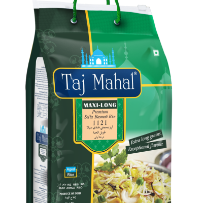 Taj Mahal Maxi Long Creamy Sella Basmti Rice 5 kg